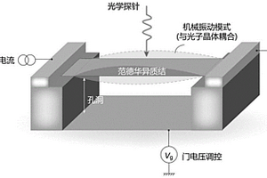 懸浮多電極范德華異質結電子器件及其制備方法