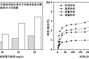 β-環糊精/聚多巴胺協同抗污型分子印跡有機復合膜的制備方法及其應用