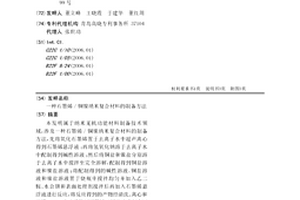石墨烯/銅鎳納米復合材料的制備方法