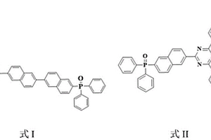 不對稱結構的二苯基萘基膦氧衍生物、有機電子傳輸材料及其制備與應用