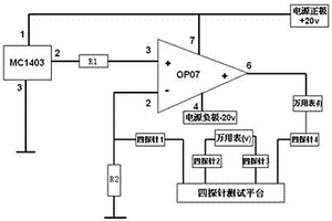 溫度可調控四探針方塊電阻測試系統