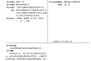 碳纖維增強碳化硅復合材料的制備方法