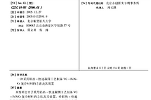 采用鋁熱-快速凝固工藝制備VC-FeNiCr復合材料的方法及其裝置