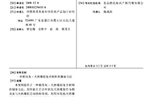 稻殼灰-天然橡膠復合材料的制備方法