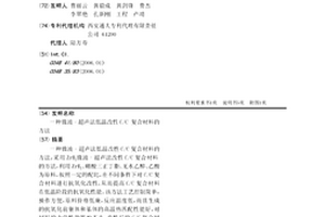 微波-超聲法低溫改性C/C 復合材料的方法