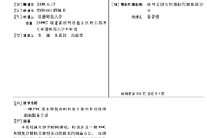 PVC基木塑復合材料加工新型多功能助劑的制備方法
