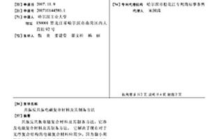 共振反共振電磁復合材料及其制備方法