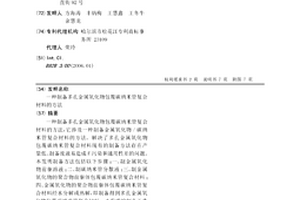 制備多孔金屬氧化物包覆碳納米管復合材料的方法