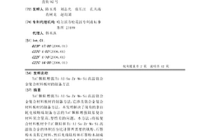 TiC顆粒增強Ti-Al-Sn-Zr-Mo-Si高溫鈦合金復合材料板材的制備方法