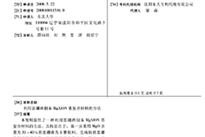利用富硼渣制備MGALON基復合材料的方法