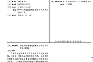 含磁致伸縮陶瓷顆?；旌显鰪姷匿X基復合材料