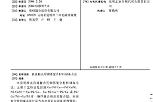 直流觸點用銅基復合材料制備方法