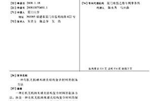 有機無機納米球殼結構復合材料的制備方法