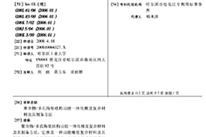 聚合物/多孔陶瓷結構功能一體化梯度復合材料及其制備方法