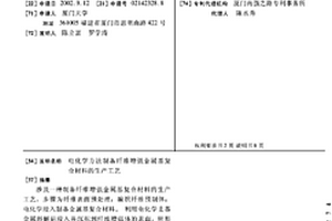 電化學方法制備纖維增強金屬基復合材料的生產工藝