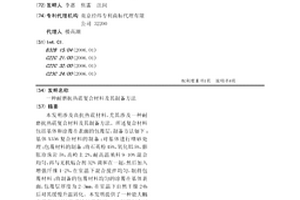 耐磨抗熱震復合材料及其制備方法