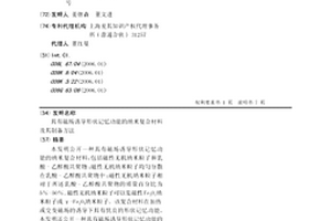 具有磁場誘導形狀記憶功能的納米復合材料及其制備方法
