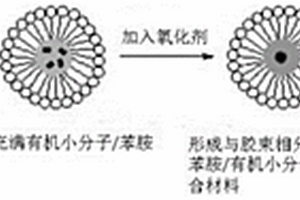 有机电致发光纳米复合材料及其制备方法和应用
