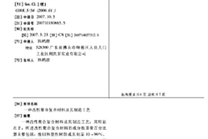 改性聚合復合材料及其制造工藝