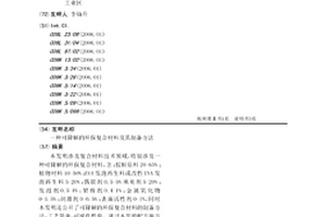可降解的環保復合材料及其制備方法