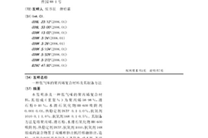 低氣味的聚丙烯復合材料及其制備方法