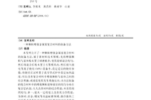 顆粒增強金屬基復合材料的制備方法