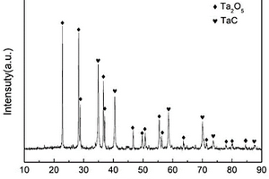 氧化钽/碳化钽复合材料的制备方法及其产品和应用