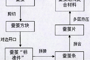 高強蠶繭結構復合材料的制備方法