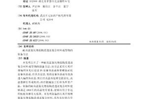 耐高溫氮化物基陶瓷透波復合材料成型物的制備方法