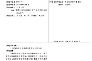制備塊體鋁基納米復合材料的方法