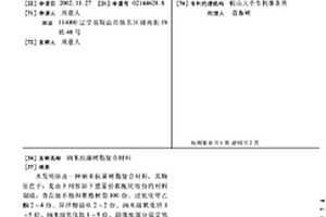 納米抗菌樹脂復合材料