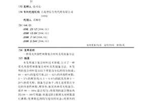 熒光熱塑性樹脂復合材料及其制備方法