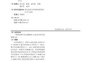 摻雜稀土氧化物的W-Cu復合材料及其制備方法