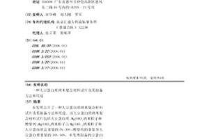 大豆蛋白質納米復合材料試片及其制備方法和用途
