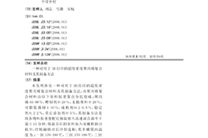 可用于3D打印的超低密度聚丙烯復合材料及其制備方法