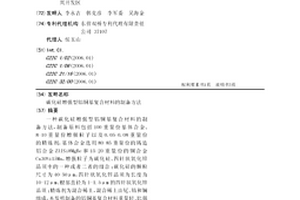 碳化硅增強型鋁銅基復合材料的制備方法