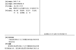 有機改性的粘土與丁苯橡膠納米復合材料的制備方法