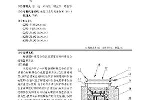 增强颗粒梯度分布的铝基复合材料原位合成装置和方法