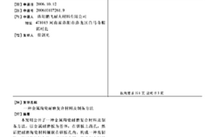 金属陶瓷耐磨复合材料及制备方法