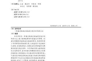 通過鑄滲法制備表層復合材料的方法