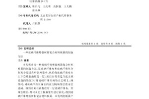 玻璃纖維增強樹脂復合材料板簧的制備方法
