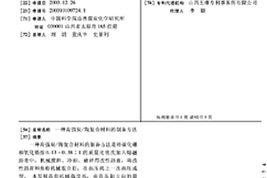 高強炭/陶復合材料的制備方法