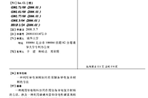 利用導(dǎo)電填料協(xié)同作用制備導(dǎo)電復(fù)合材料的方法