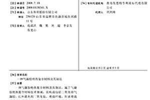 氣凝膠絕熱復合材料及其制法
