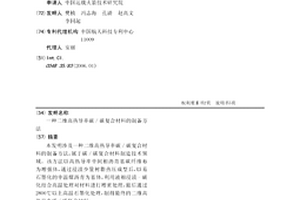 二維高熱導率碳/碳復合材料的制備方法