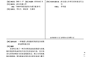 陶瓷與有機粘結劑的復合材料涂層的制備方法
