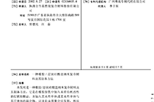 橡膠/層狀硅酸鹽納米復合材料及其制備方法
