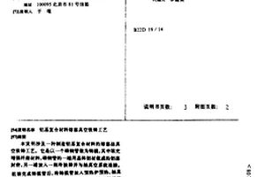 鋁基復合材料熔塞真空吸鑄工藝