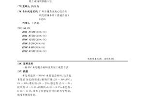 PVC木塑復合材料及其加工成型方法