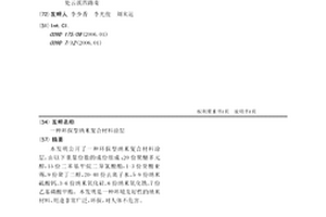 环保型纳米复合材料涂层